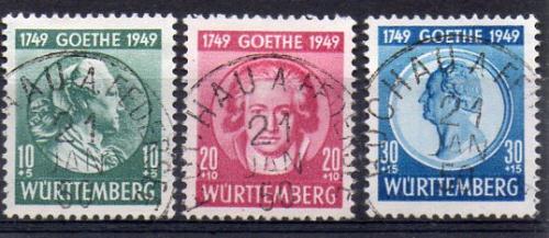 Wurttemberg Nº Michel 44/46 (o)